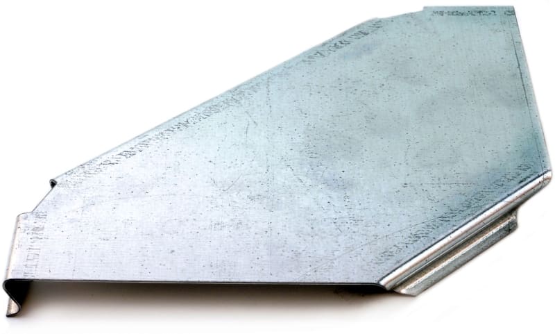 DIETZEL - Rinnenbogendeckel, 90°, 100 mm, sendzimir-feuerverzinkt