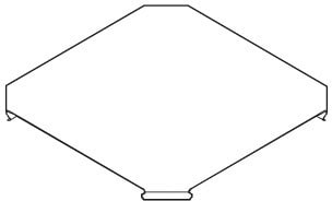 DIETZEL - Rinnenkreuzungsdeckel, 100 mm, sendzimir-feuerverzinkt