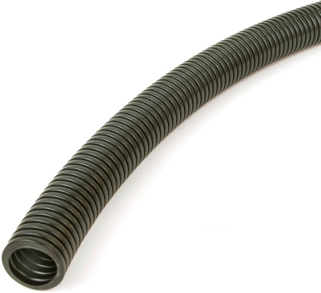DIETZEL - PVC-Panzerflexrohr, Ø25mm, biegsam, schwer, UV-stabilisiert, schwarz, 50m