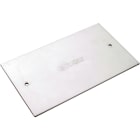 DIETZEL - PVC-Randdeckel, 400x400 mm, weiß