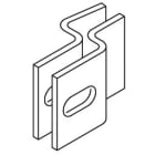 DIETZEL - Leiterhalter, 50x70 mm, tauchfeuerverzinkt