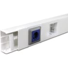 DIETZEL - PVC-Maxikanal, 100x100 mm, weiß, 3 m