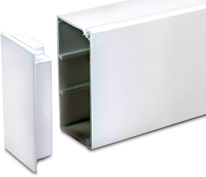 DIETZEL - Endstück, 100x150 mm, für MAK, weiß