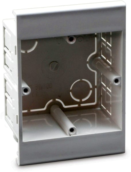 DIETZEL - Einbaudose, 70x100x40 mm, ohne Deckelkupplung, für MAK, weiß