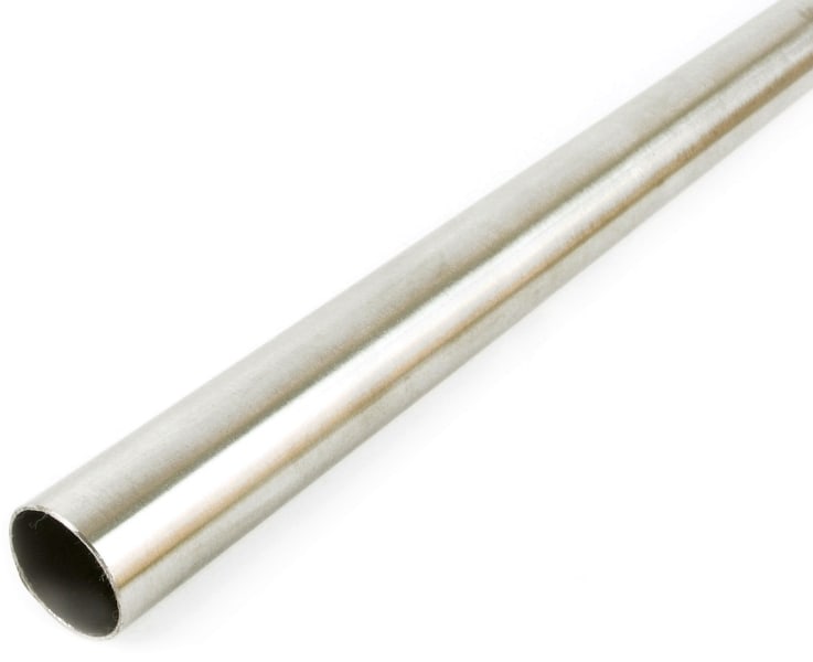 DIETZEL - Edelstahl-Steckrohr, Ø 25 mm, starr, V2A, Güte 1.4301, 3 m