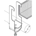 DIETZEL - Kabelschelle, für Ø 12-16 mm, Winkelprofil bis 40 mm, 85 mm, verzinkt