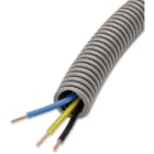 DIETZEL - PVC-Panzerflexrohr,Ø20mm,biegs.,Turborillen,vorverdr.,YE 3x2,5mm² sw,bl,ge/gn