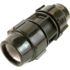 DIETZEL - PP-Schraubverbinder Ø 32 mm, druckdicht, schwarz