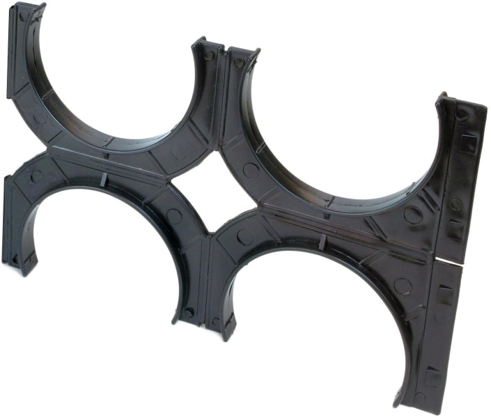 DIETZEL - Abstandhalter für Kabelschutzrohr, Ø 110 mm, 4 zügig, doppelseitig, schwarz