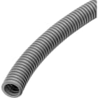 DIETZEL - PVC-Panzerflexrohr, Ø20mm, biegsam, mittel, Turborillen, grau, 50m