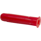 DIETZEL - Dübel, Ø 6 mm, 30 mm, doppelspreizend, HDPE, rot