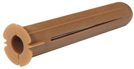 DIETZEL - Dübel, Ø 8 mm, 40 mm, doppelspreizend, HDPE, braun