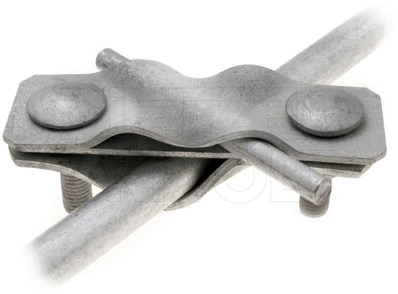 DIETZEL - Tiefenerderklemme, rund Ø10-16mm / Ø20mm, flach 30-40mm / Ø20mm, feuerverzinkt