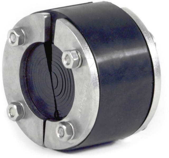 DIETZEL - Ringraumdichtung,Ø80mm,Segmentring,1 Durchg./Ø6-41mm,40mm Dichtbreite,V2A/EPDM