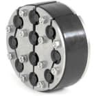 DIETZEL - Ringraumdichtung,Ø125mm,Segmentring,10Durchg./Ø4-16,5mm,40mm Dichtbr.,V2A/EPDM