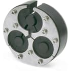 DIETZEL - Ringraumdichtung,Ø150mm,Segmentring,3 Durchg./Ø22-54mm,40mm Dichtbreite,V2A/EPDM