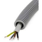 DIETZEL - PVC-Panzerflexrohr,Ø20mm,biegs.,mittel,Turborillen,vorverdr.,YM 4x1,5mm²