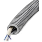 DIETZEL - PVC-Panzerflexrohr,Ø20mm,biegs.,mittel,Turborillen,vorverdr.,YYSCH 5x0,6mm²