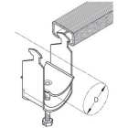 DIETZEL - Kabelschelle, für Ø 8-12 mm, C-Profil, Schlitzweite 11 mm, 58 mm, verzinkt