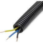 DIETZEL - HFT-Panzerflexrohr,Ø20mm,biegs.,vorverdr.,halogenfr,H07Z1-U 3x2,5mm² bl,ge/gn
