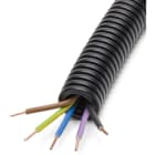 DIETZEL - HFT-Panzerflexrohr,Ø20mm,biegs,vorverdr,halogenfr,H07Z1-U5x1,5mm² br,vio,vl,gegn