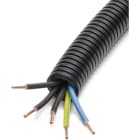 DIETZEL - HFT-Panzerflexrohr,Ø20mm,biegs.,vorverdr.,halogenfr,H07Z1-U 5x2,5mm² 3xbl,ge/gn