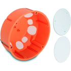 DIETZEL - Hohlwand-Abzweigdose, Ø 120 mm, 64 mm, winddicht, chlorfrei, orange
