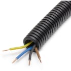 DIETZEL - HFT-Panzerflexrohr,Ø20mm,biegs.,vorverdr.,halogenfr,H07Z1-U 4x1,5mm² br,bl,ge/gn