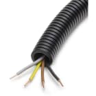 DIETZEL - HFT-Panzerflexrohr,Ø20mm,biegs.,vorverdr.,halogenfr,H07Z1-U 4x1,5mm² gr,br,ge/gn