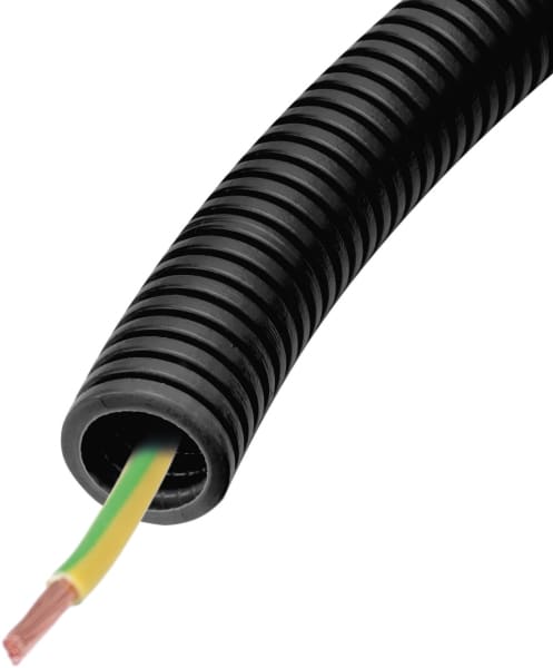DIETZEL - HFT-Panzerflexrohr,Ø20mm,biegs.,vorverdr.,halogenfr.,50m H07Z1-K 6 ge/gn