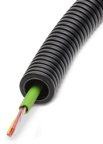 DIETZEL - HFT-Panzerflexrohr,Ø20mm,biegs.,vorverdr.,halogenfr.,J-H(ST)Hh 2x2x0,8 EIB gr