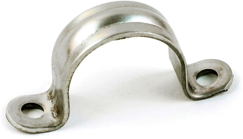 DIETZEL - Edelstahl-Schelle, Ø 20 mm, zweilappig, V4A, Güte 1.4571