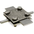 DIETZEL - Kreuzklemme, M8x25 mm, Klemmbereich rund/flach 8-10/30 mm, Niro V4A