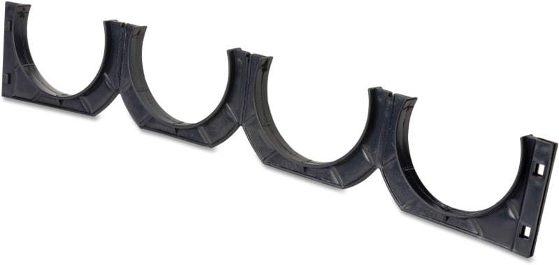 DIETZEL - Abstandhalter für Kabelschutzrohr, Ø 110 mm, 4 zügig, einseitig, schwarz