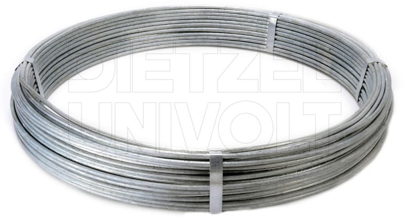 DIETZEL - Runddraht, Ø 10 mm, V4A 1.4404, Ring 50 kg