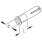 DIETZEL - Schlaganker, Ø 6 mm, 6-12 mm, galvanisch verzinkt