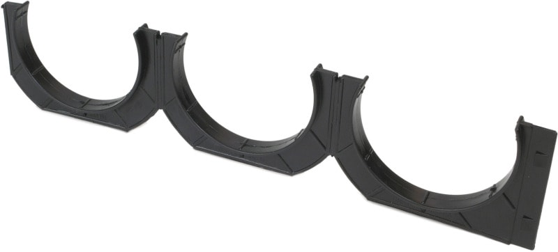 DIETZEL - Abstandhalter für Kabelschutzrohr, Ø 110 mm, 3 zügig, einseitig, schwarz