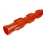 DIETZEL - PE-Kabelschutz-Halbschale, Ø 160 mm, System Plastag, rot, 1 m