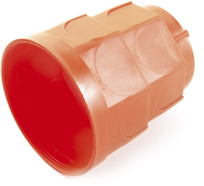 DIETZEL - PE-Betonbau-Plattendeckendose-Mitteilteil, halogenfrei, orange