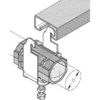 DIETZEL - Hochfrequenz-Kabelschelle,für 7/8'',C-Profil,Schlitzw. 18/22mm,32x68mm,verz.