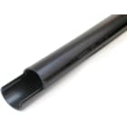 DIETZEL - PVC-Reparatur-Halbrohr Ø 110 mm, druckdicht 0,5 bar, schwarz, 6 m