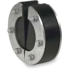 DIETZEL - Ringraumdichtung,Ø150mm,Segmentring,1 Durchg./Ø12-75mm,40mm Dichtbreite,V2A/EPDM