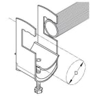 DIETZEL - Kabelschelle, für Ø 20-26 mm, Rund- und Flachprofil bis 22 mm, 88 mm, verzinkt