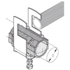DIETZEL - Hochfrequenz-Kabelschelle,für 1/2'',Rund-/Flachprofil bis 22mm,93mm,verz.
