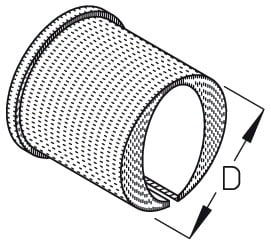 DIETZEL - Hochfrequenz-Schelleneinlage, für Ø 37 mm, verzinkt