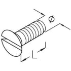 DIETZEL - Senkschraube, Ø 8 mm, 10 mm, Edelstahl (V2A)
