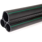 DIETZEL - PE-Lichtwellenleiter-Mehrfachrohr Ø40/50/40mm,sw,Flachbandform,EVN,900m,Trommel