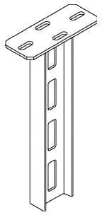 DIETZEL - Deckenkonsolhalter, schwer, 80x42x900 mm, tauchfeuerverzinkt