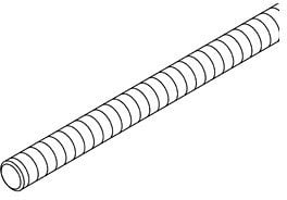 DIETZEL - Gewindestange, Ø 8 mm, 1000 mm, galvanisch verzinkt