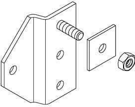 DIETZEL - Winkellasche,140mm,inkl.1x FRS 12x30F/1x SEM 12F/1x RUS 50-L13F,tauchfeuerverz